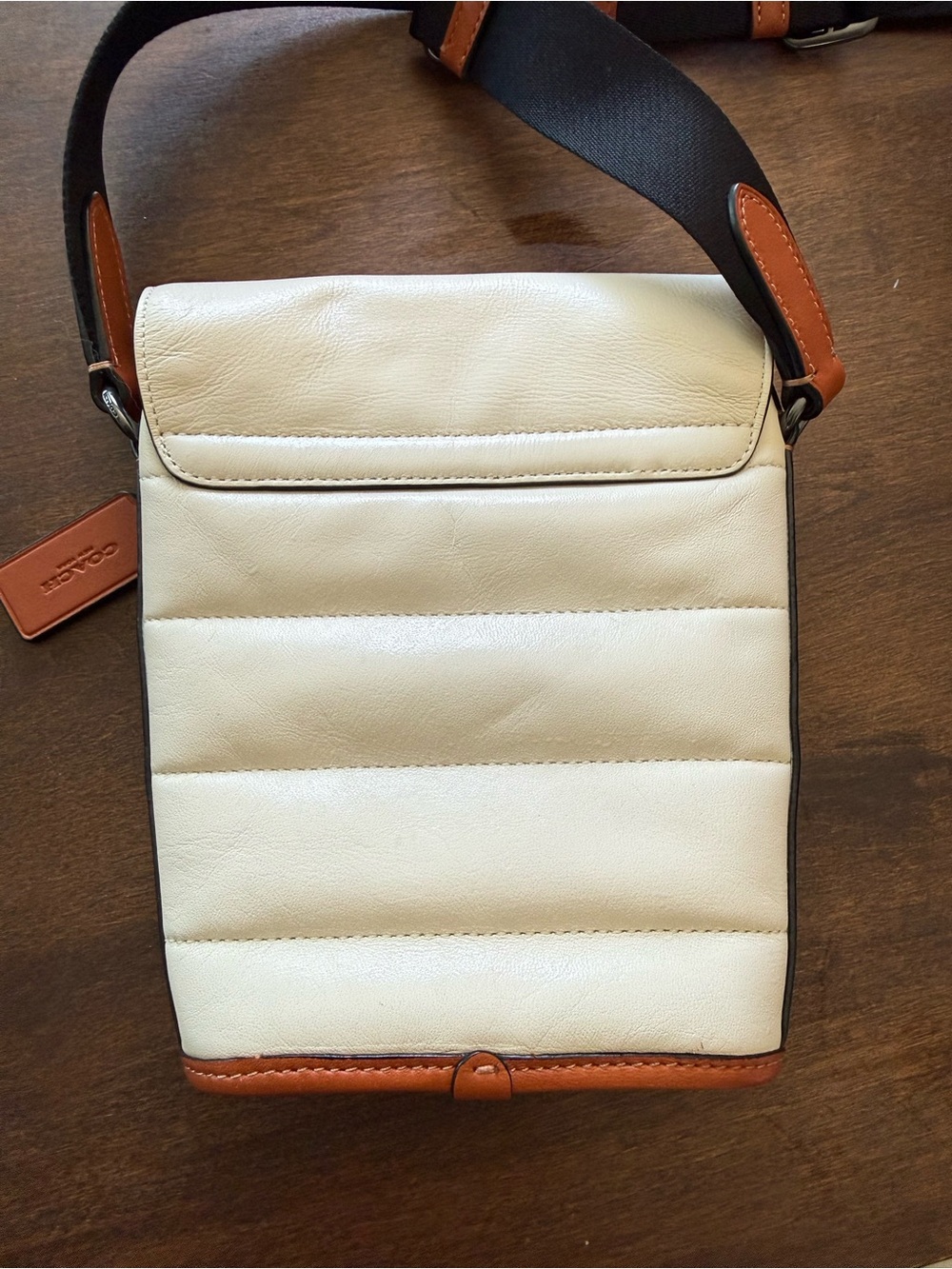 COACH Track Small Flap Crossbody
With Quilting White Style CE651 EUC - Picture 6 of 14
